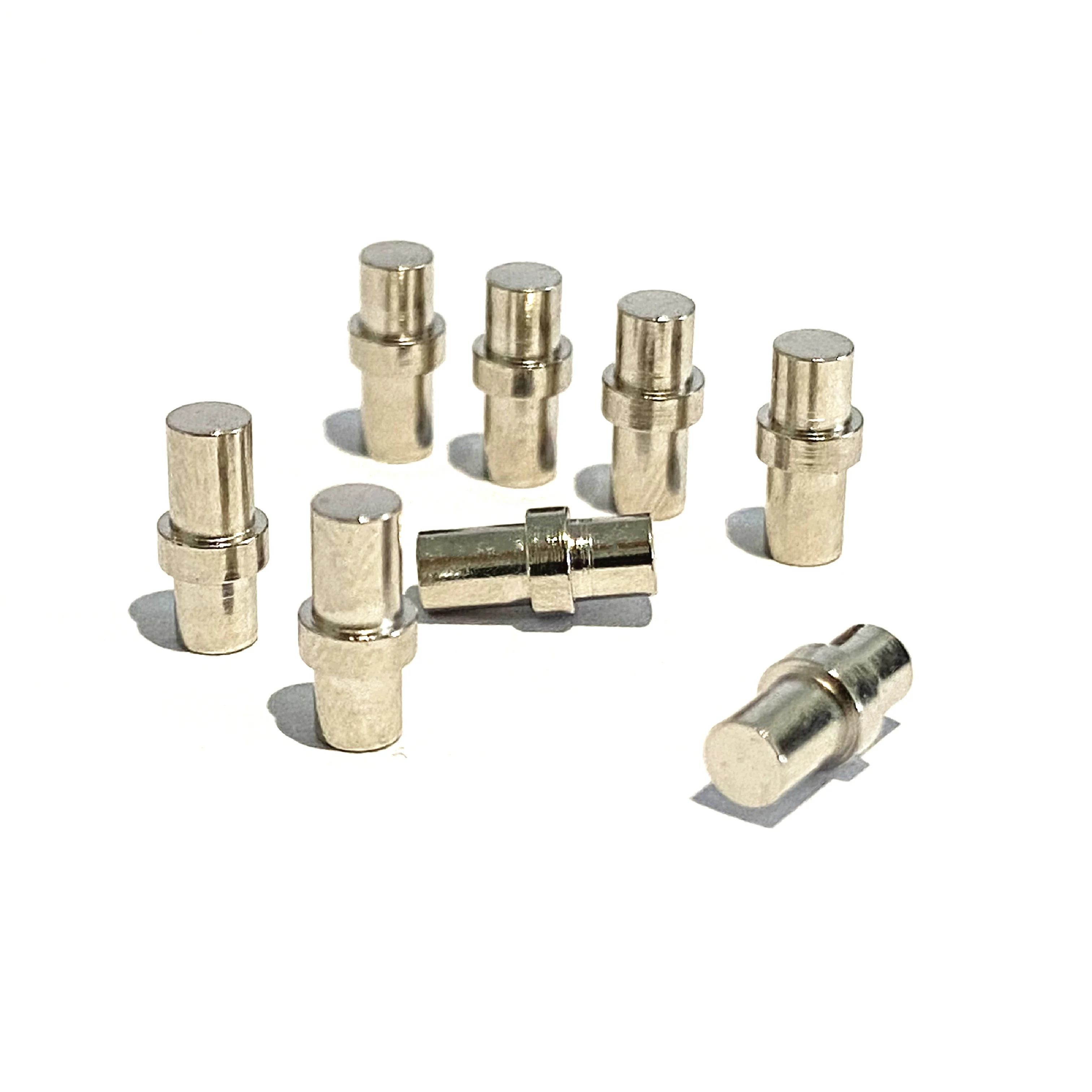 Smart Home Wearable Devices Conductive Copper Pillar Stainless Steel Double Shock Terminal