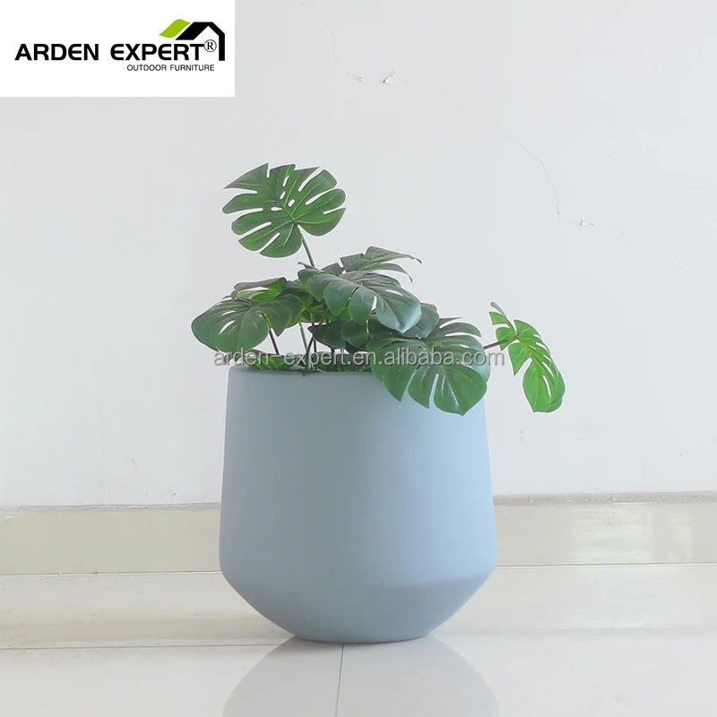 Patio Furnishing Glass Fiber Reinforced Plastics Flowerpots  Mixes Clay Outdoor Garden Planter