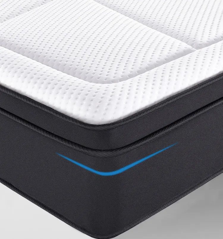 
 Customizable used cheap cooling gel memory water foam single double bed organic mattress set  