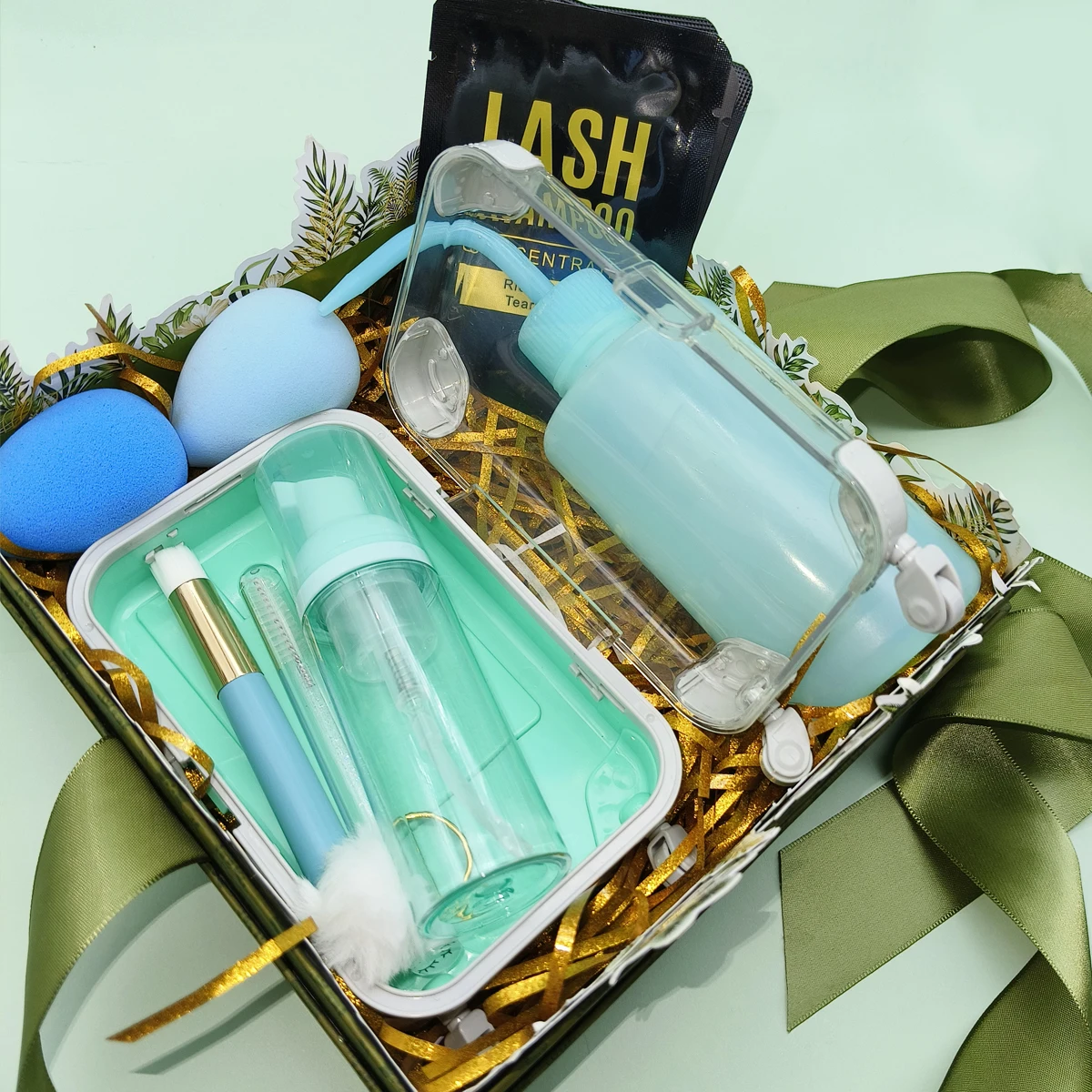 ODM Wholesale Eyelash Extension Cleaner kits Personalized Brand Lash bath Lash Foaming Cleanser shampoo kits With Soft Brush