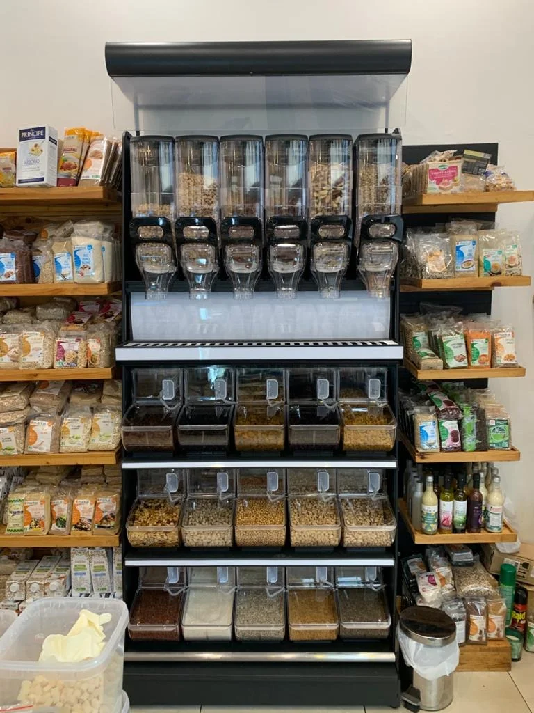 Retail store display rack gondola supermarket shelf for food display
