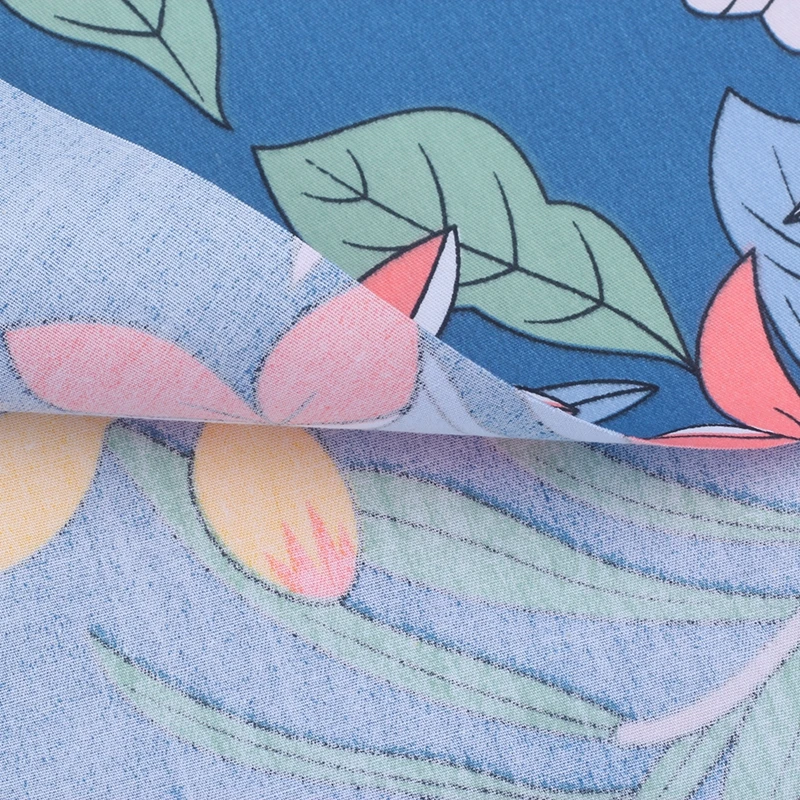 Excellent Quality Floral Printed Telas Cotton Fabric Twill Quilting Patchwork Home Textiles For DIY Sewing Crafts