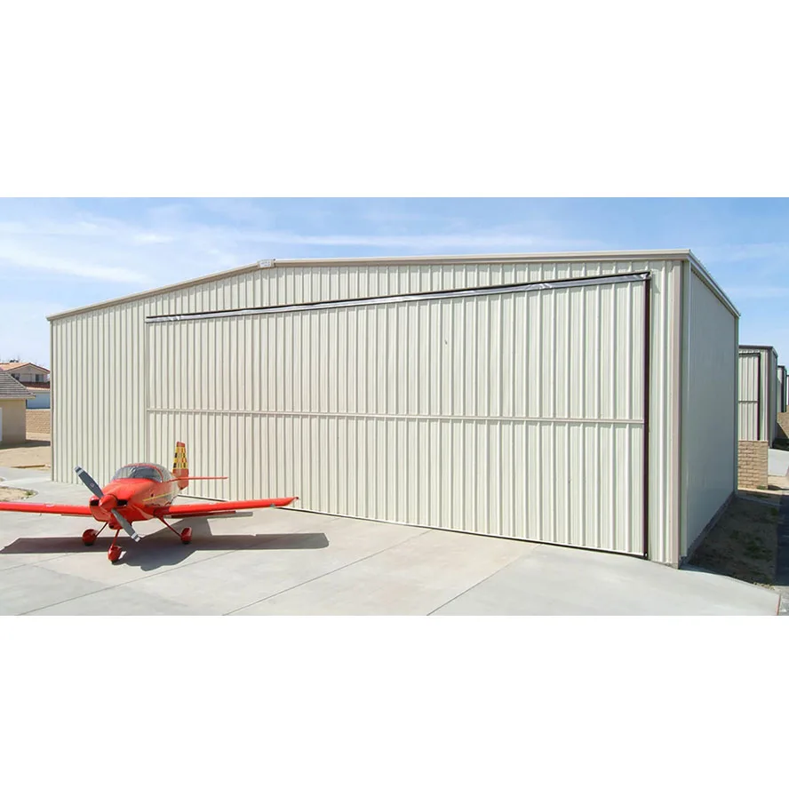 Qingdao SuperM Prefabricated Steel Structure Hangar Building With Insulation Sandwich Panel