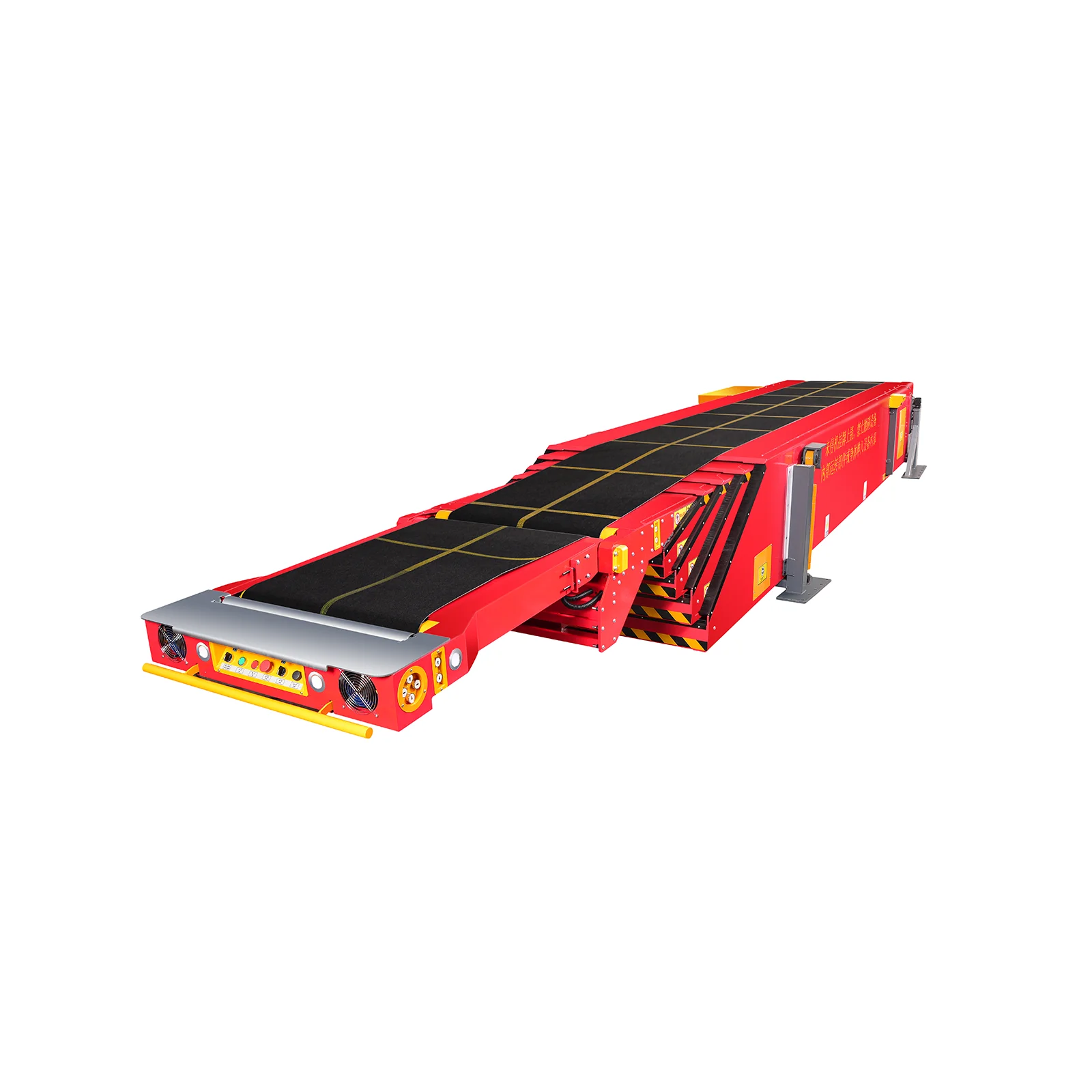 Adjustable Height Flexible Movable Custom Rubber Mobile Belt Conveyor for container loading and unloading