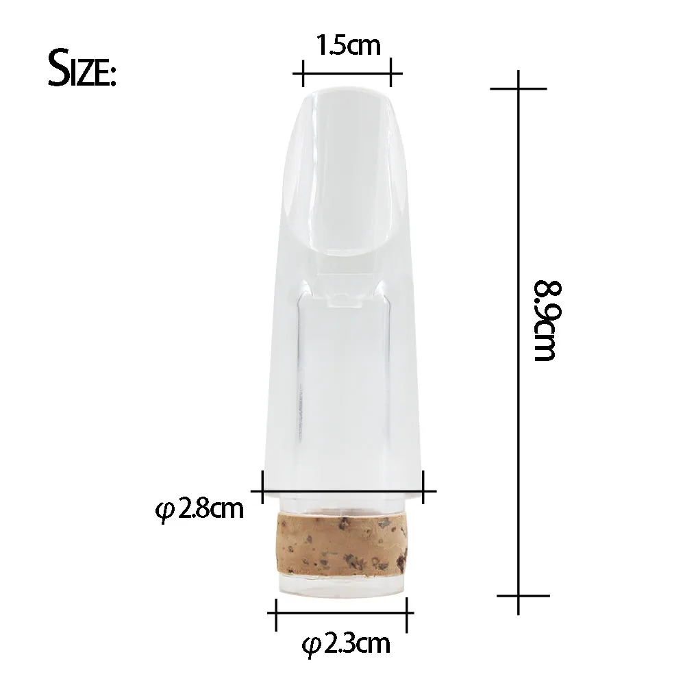Professional Clear Transparent Bb Clarinet Mouthpiece Bolwtorch