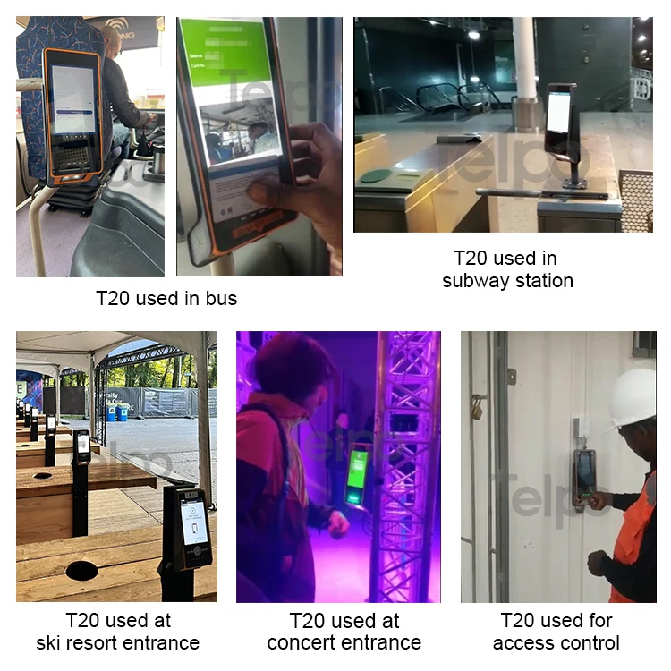 Calypso GPS automatic fare collection system bank card touch screen ticket validator machines for bus payment