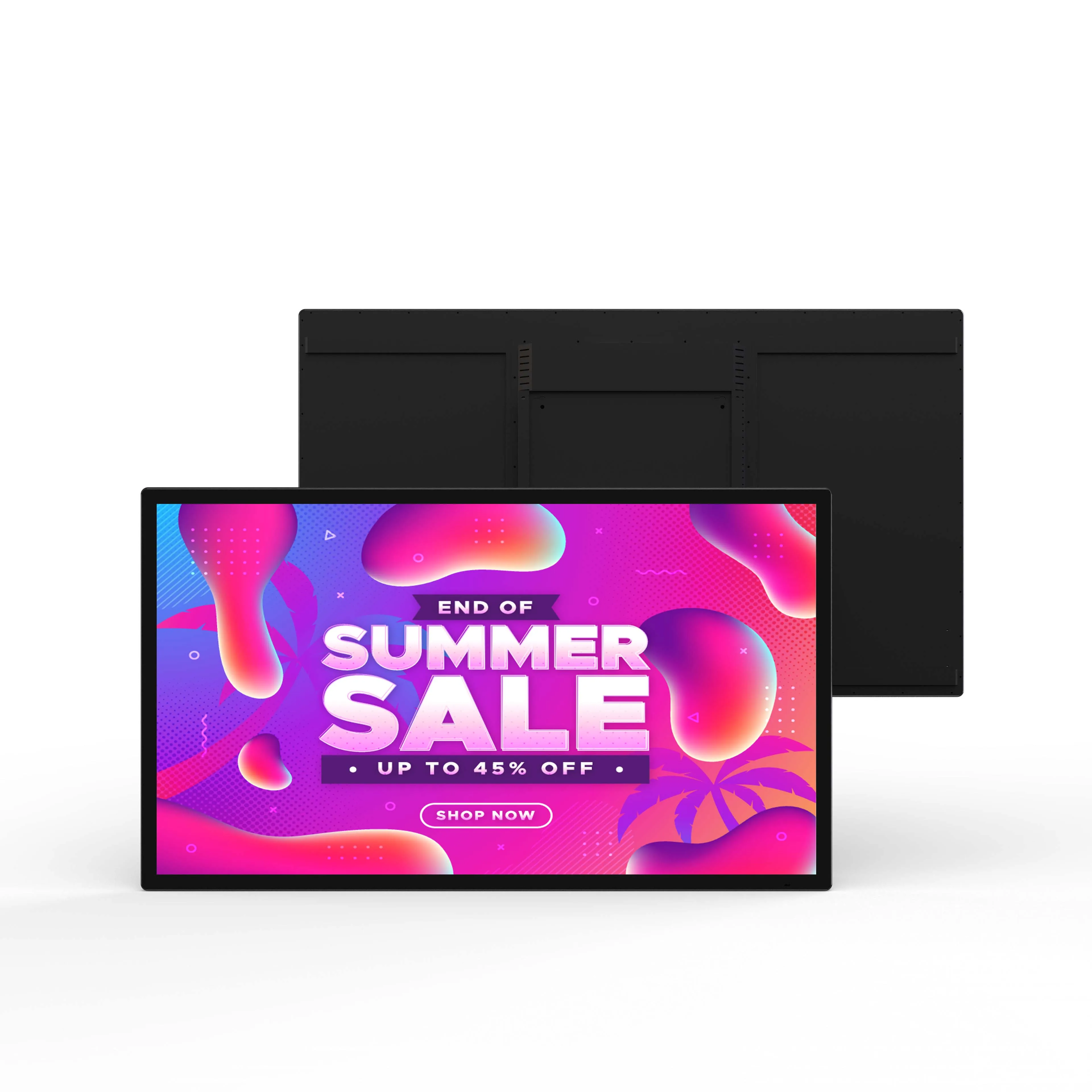 32 Inch Digital Signage LCD Wall Mounted Advertising Display IR Touch Screen Restaurant Digital Signage Menu Board