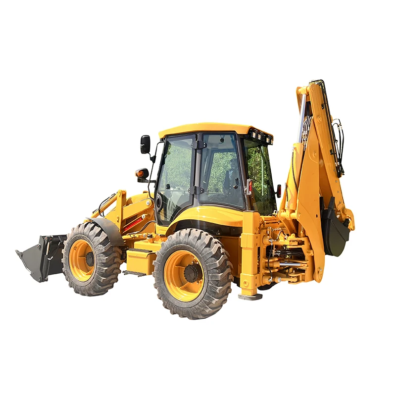 manufacturer factory 4X4 hydraulic excavator loader integrated machine wheel mini backhoe loader for sale
