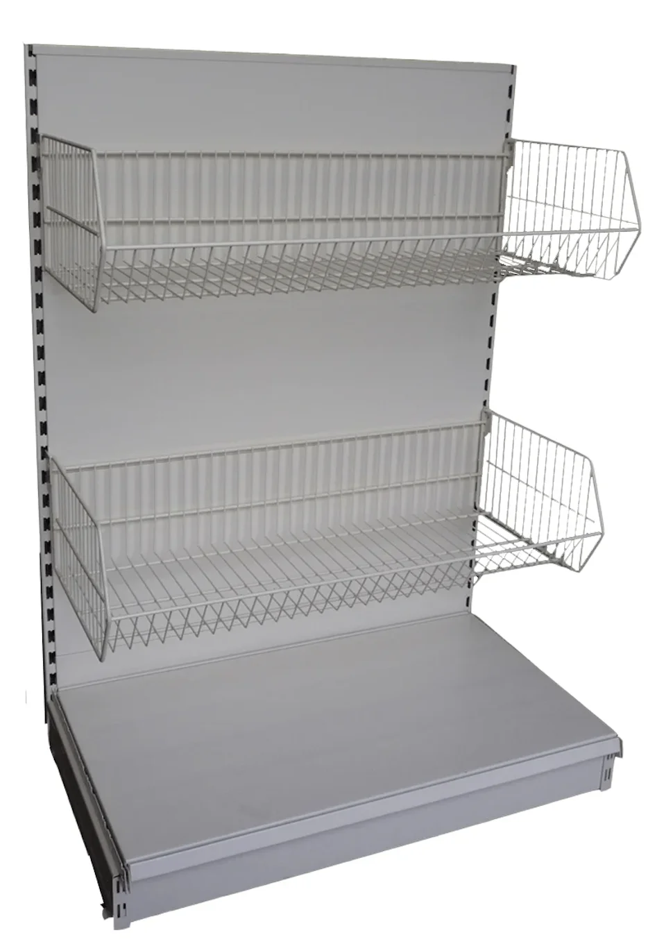 High Quality Gondola Shelving Parts Wire Basket For Supermarket Shelves