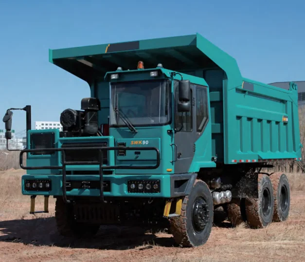 China Top Brand 90 Ton 6*4 SWK90 Mining Dump Trucks with Best Price