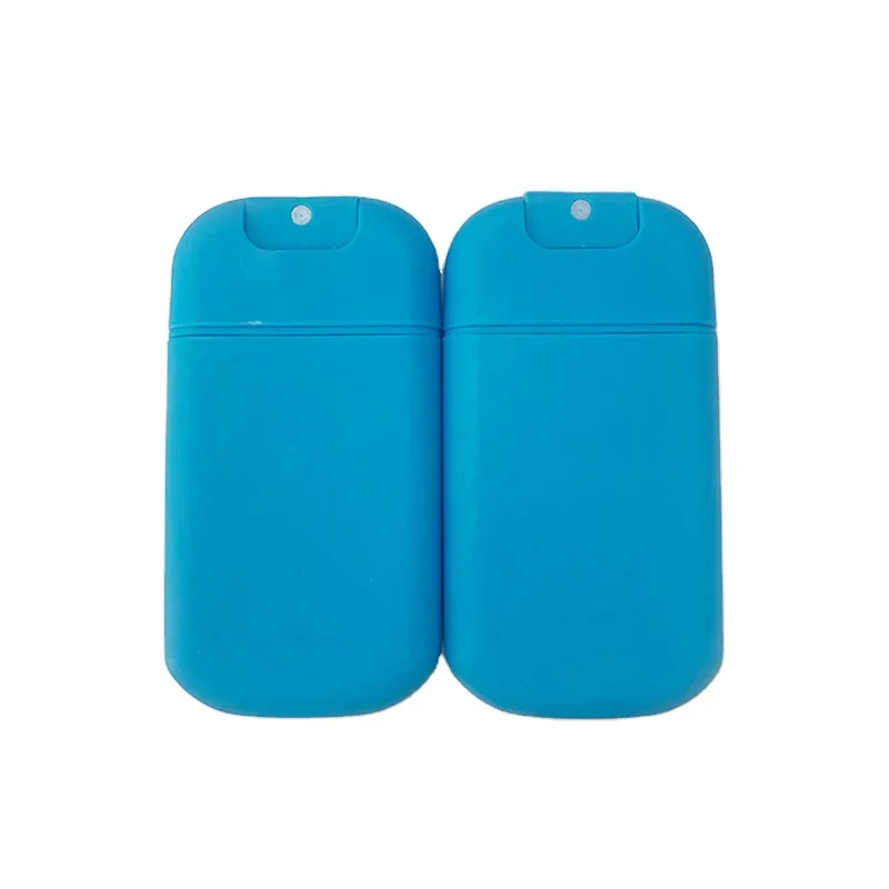 Spray Bottle Custom 30ml 45ml PP Material Card Pocket Perfume Spray Bottle Portable Plastic Hand Cleaning  Spray Bottles