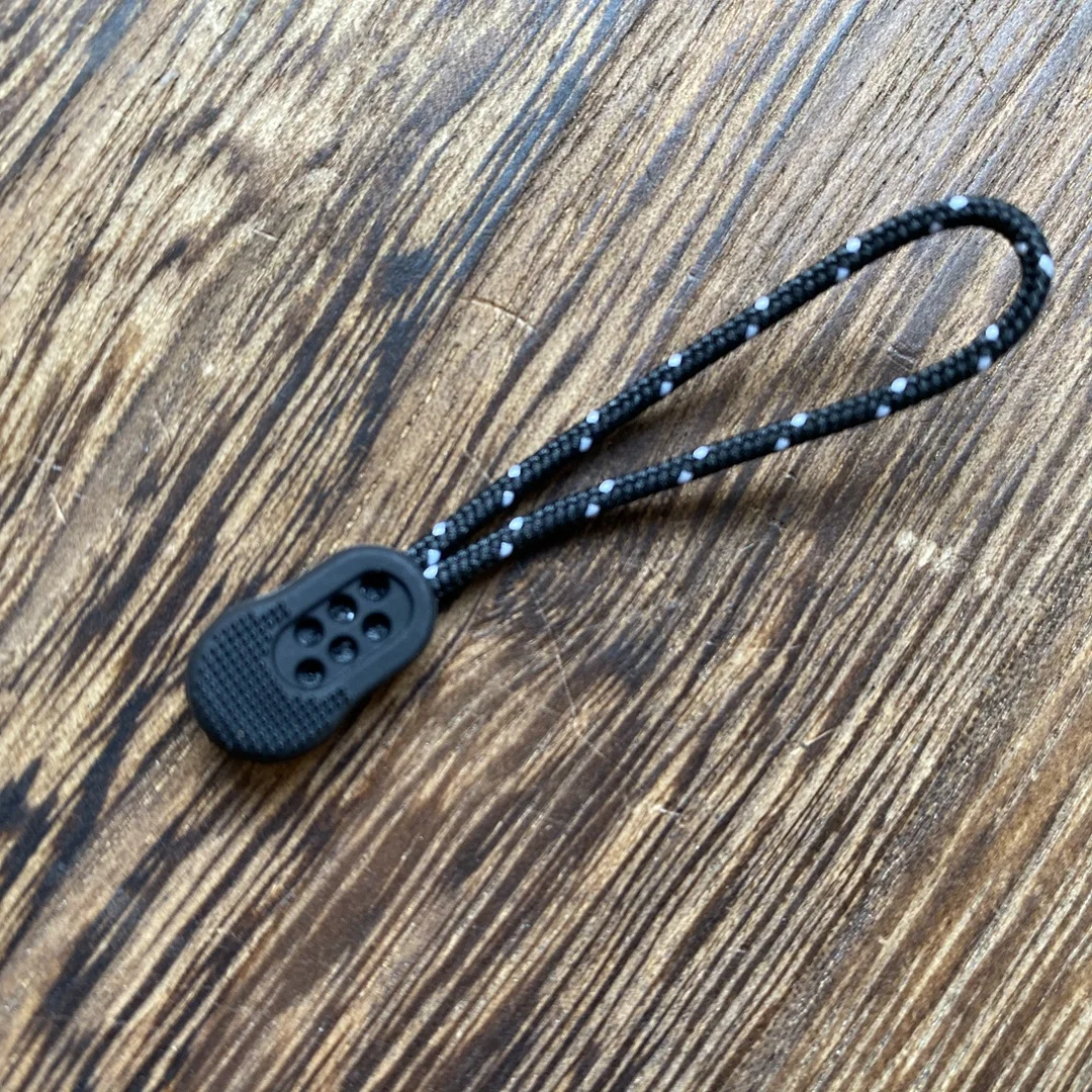 TOPAZ Custom Zipper Puller Tab Plastic Cord Zipper Pulls Rope Zipper Pull Tags Extension Repair for Jackets Jeans Pants