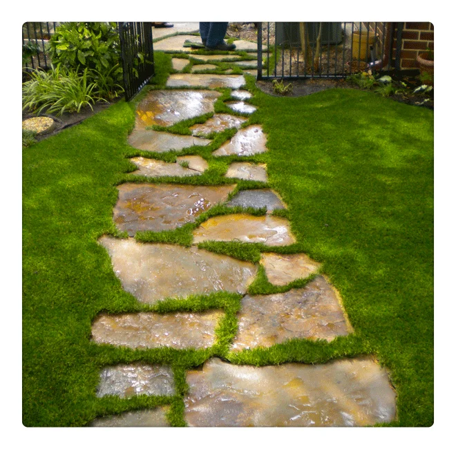 Non-woven Artificial Turf 10mm Leisure Synthetic Grass Plastic lawn for Backyard