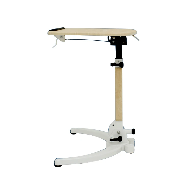 Height Adjustable Foldable Computer Mobile Laptop Standing  Desk  With Wheels