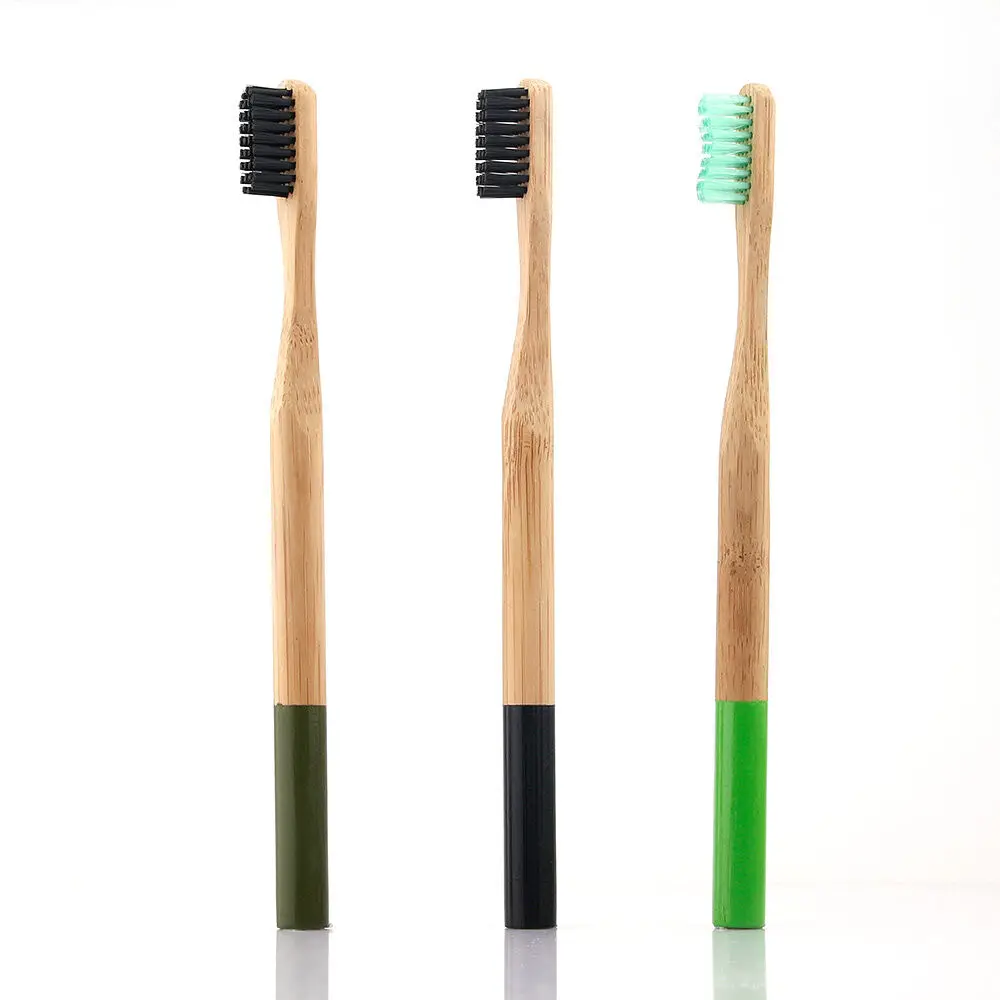 Manufacturer premium eco friendly  OEM custom logo wholesale kids bamboo wooden toothbrush