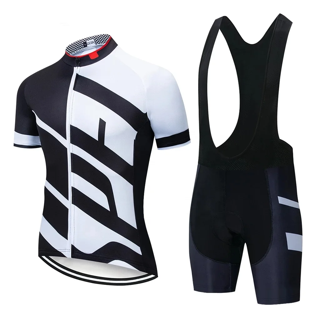 
Summer uniformes de ciclismo cycling wear 100% polyester cycling team jersey set custom roupas de ciclistas 