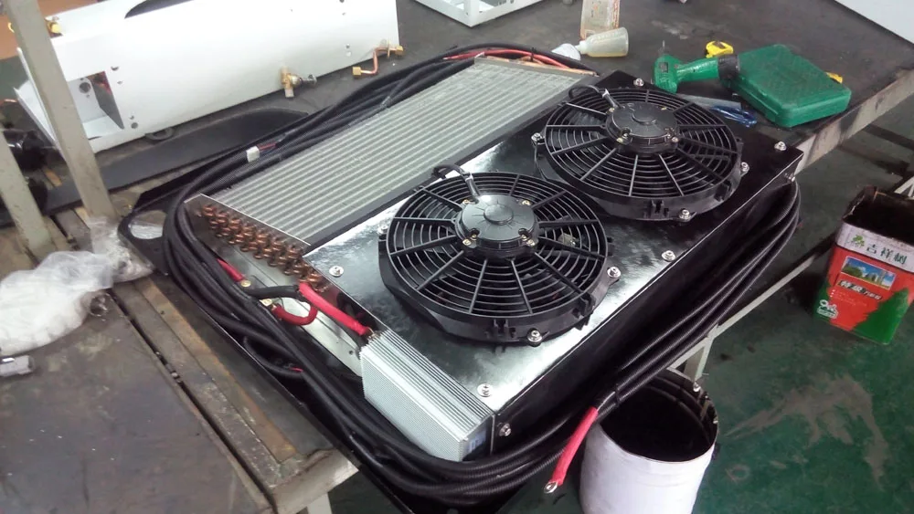 large cooling  electric  freezer van unit for medium large  refrigerated van