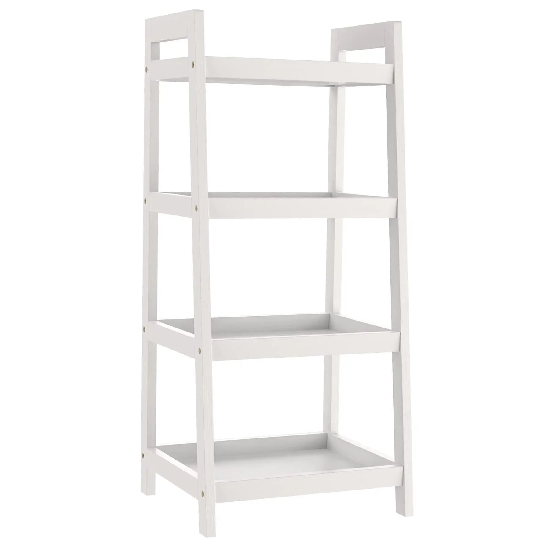 Custom 4 Layers Bathroom Shelf Bamboo Rack Holder Frame Ladder Rack Bookshelf Book Storage Holders Shelf For Kitchen Bathroom