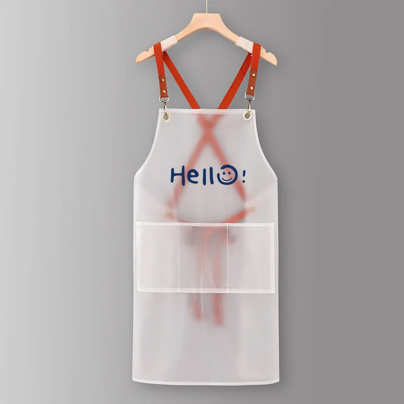 Chemical Resistant TPU Apron Plus Size Unisex Waterproof Aprons for Dish washing