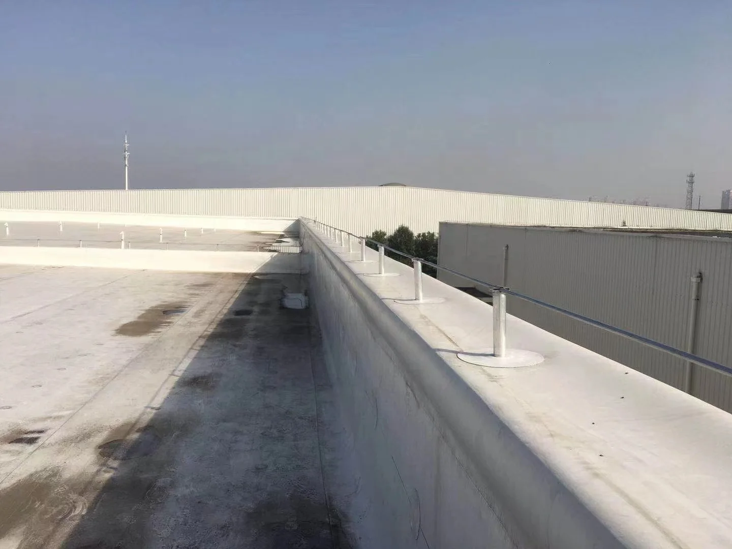 TPO or PVC  lightning Rod Clamp lightning Support System for Roof