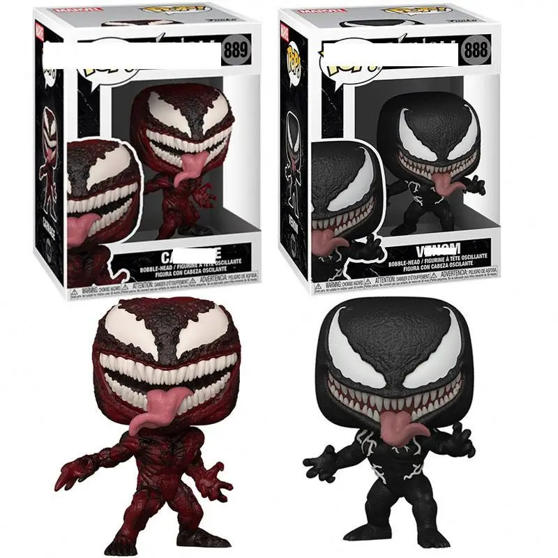 Funko Pop 888 Venom Action Figure 889 Let There Be Carnage Collectible Model Toys