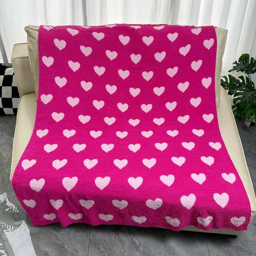 50x60 мягкое легкое одеяло на День Святого Валентина с сердечками