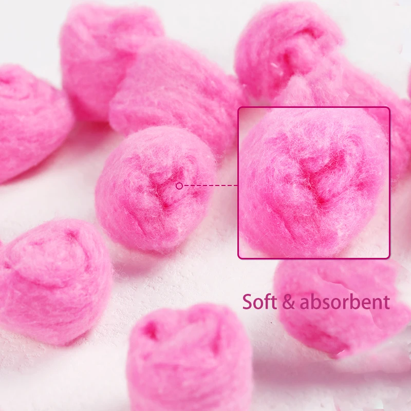 Premium 100% Pure Cotton Balls Absorbent Small Cotton Balls for for Makeup Remover, Nail Polish