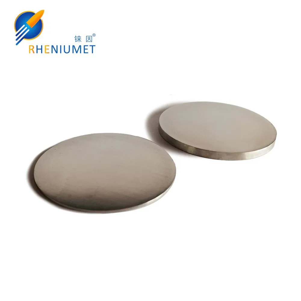 1-10inch round Ruthenium target, high purity 99.95% purity Ru sputtering target
