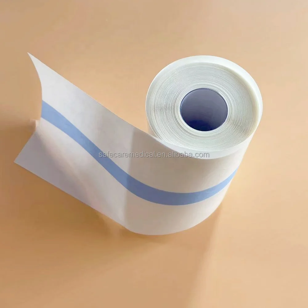 Factory Low Price Transparent Waterproof Adhesive Wound Dressing Medical Fixation PU Film Bandage Roll Tape