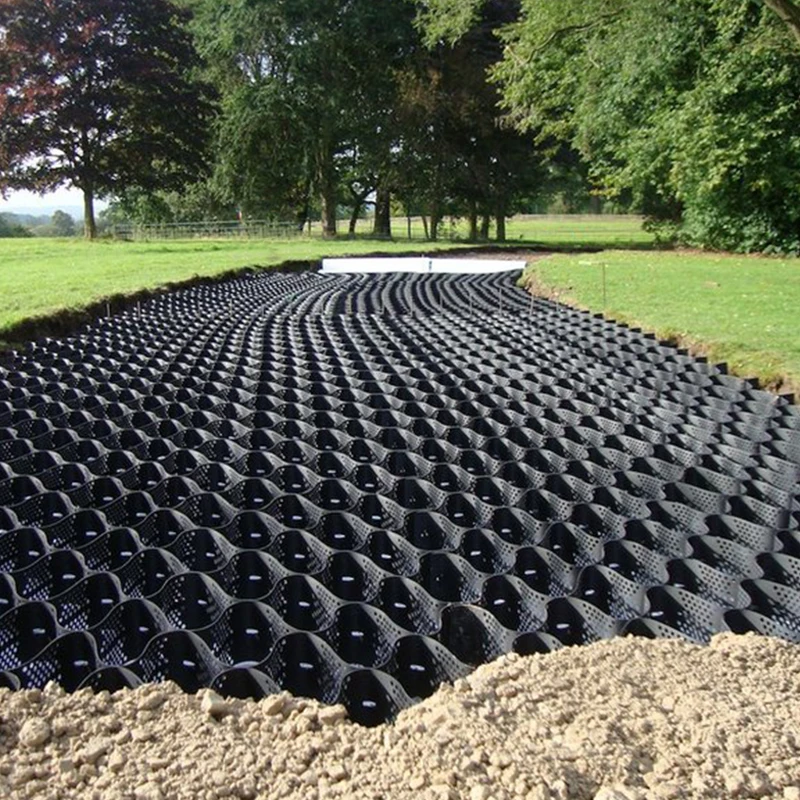 Gravel Stabilizer Grid Ground Hdpe Geocell Price Geocell Factory 150mm Gravel Stabilizer for Driveway Retaining Walls