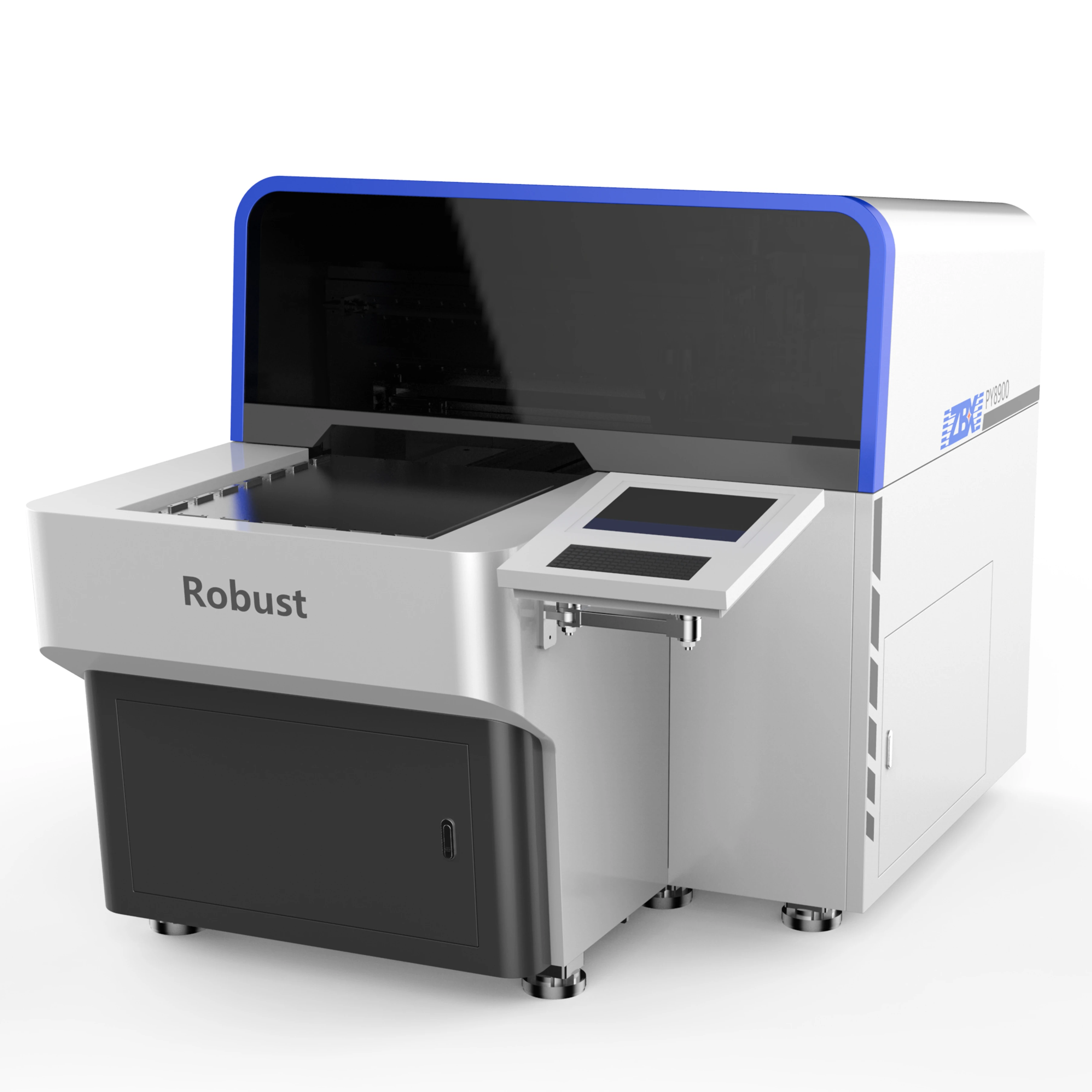 Ink jet printer with UV LED drying