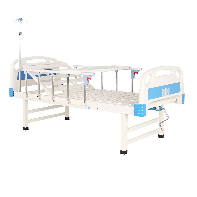 Medical Hospital Bed Equipment Furniture Crank Manual Hospital Bed Metal Steel Electric Adjustable Hospital Beds