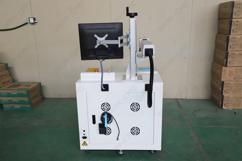 20w 30w 50w Fiber laser marking machine SIGN-20/30/50 SIGN CNC MAX laser source Desktop model with standard size 110*110