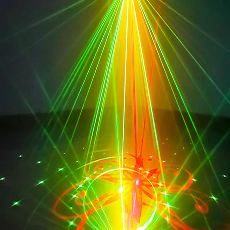 10W Mini Wedding LED Stage Laser Beam Light 128 Patterns Laser Line Light 8 Eyes DJ Lights