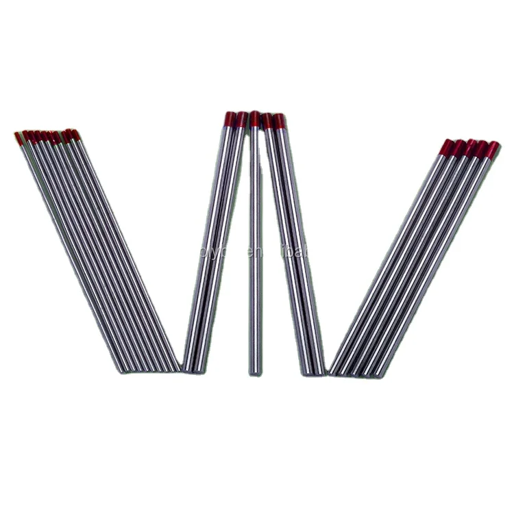 manufacture 2% WT20 Thorium red tip welding Tungsten electrode wolfram rod