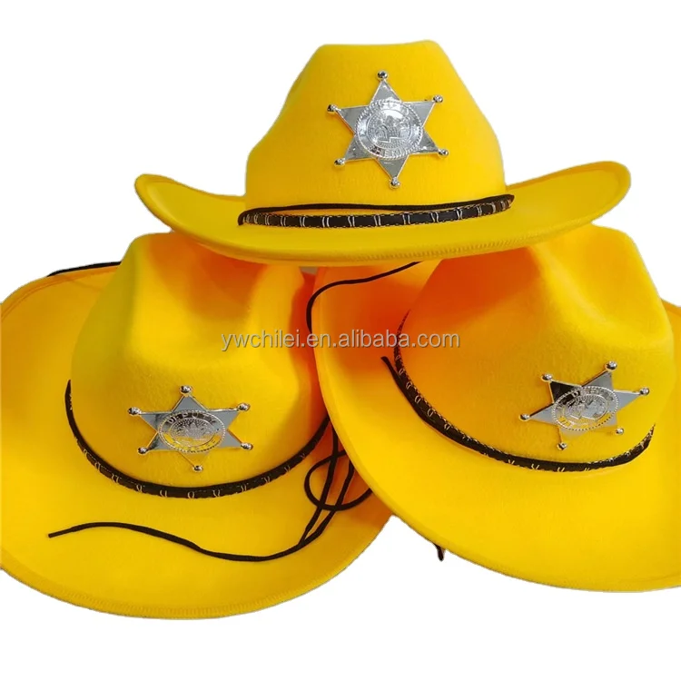Western Sheriff  star Cowboy Hat