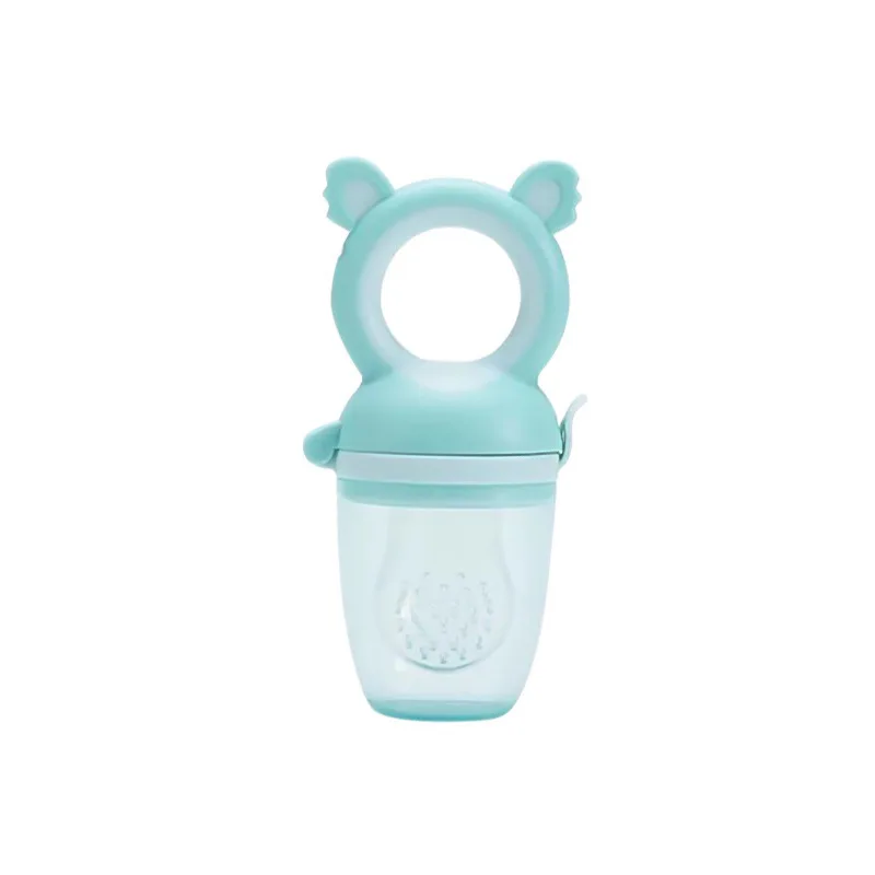 Food Grade Silicone Soft Baby Food Nibble Fruit Pacifier Feeder Cute Packaging Baby Feeder baby supplies & products