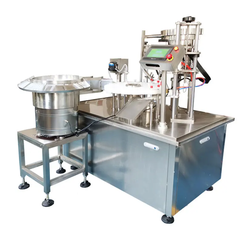 Pharmaceutical Automatic Reagent Tubes Fill Seal Machine 3ml 10ml 15ml Sampling Test Tube Filling Capping and Labeling Machine