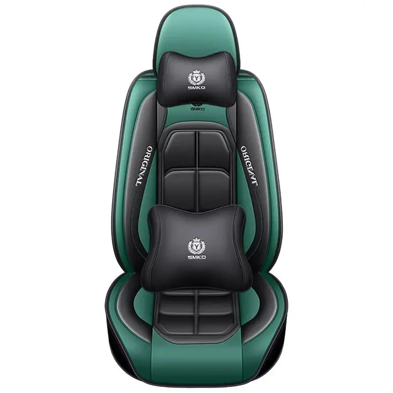 Car Accessories Interior Decoration Waterproof Custom Car Seat Covers Four Seasons Leather Seat Cover 9 Pcs For Cars