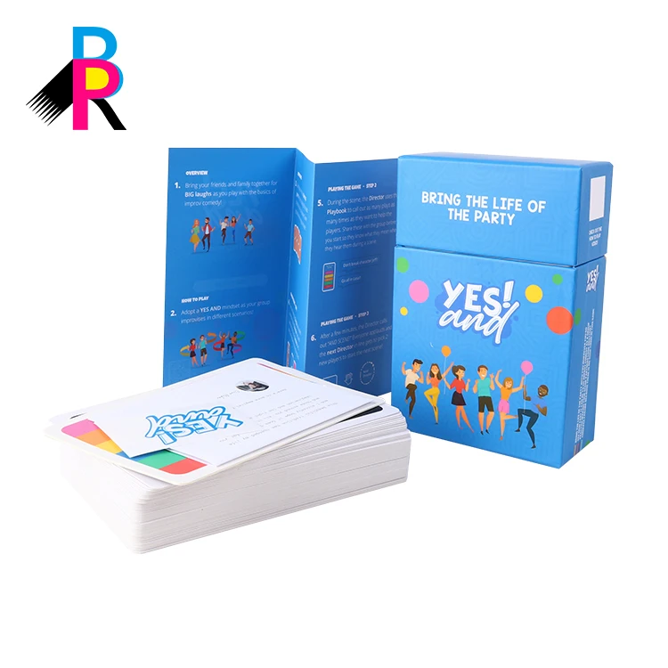 Пользовательские Игральных Карт карточная игра печатная бумага для детей коробка с картонная коробка