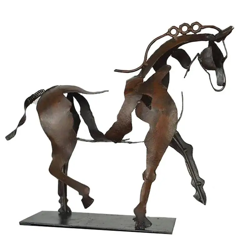 Factory Outlet Art Deco Horseshoe Statue Ornament Art Deco Toys Home Aesthetics Decoration Office Desktop Creative Collection