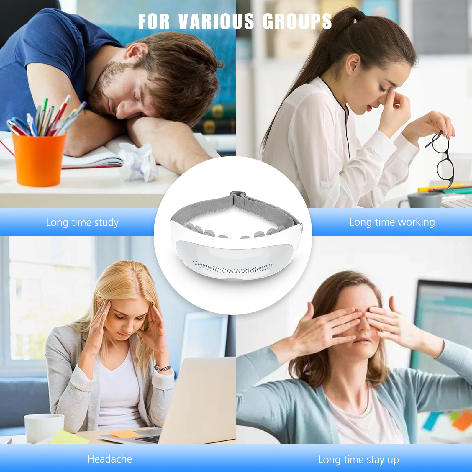 Sleep Quality Smart Eye Massager Apparatus Machine Therapy Massage Appareil De Massage Du Visage Eyes