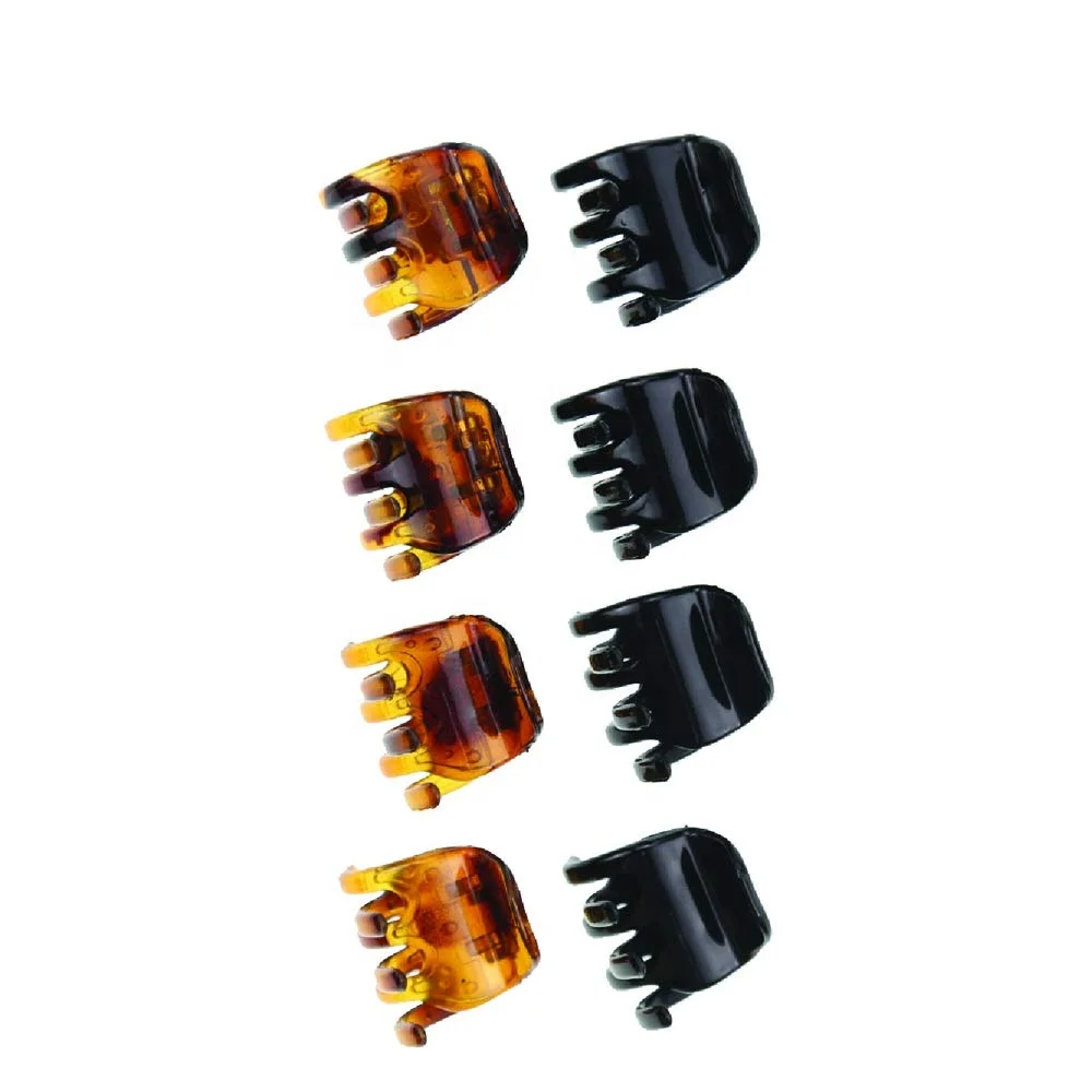 Women Crystal Plastic Hair Claw for Thin to Medium Thick Hair Beauty Basic Small Fashion Clips