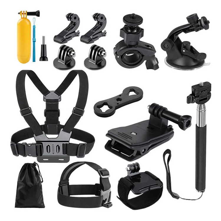 14 в 1 полный комплект аксессуаров для экшн-Камеры Gopro Hero 8 7 6 5 4 аксессуары экшн-камеры