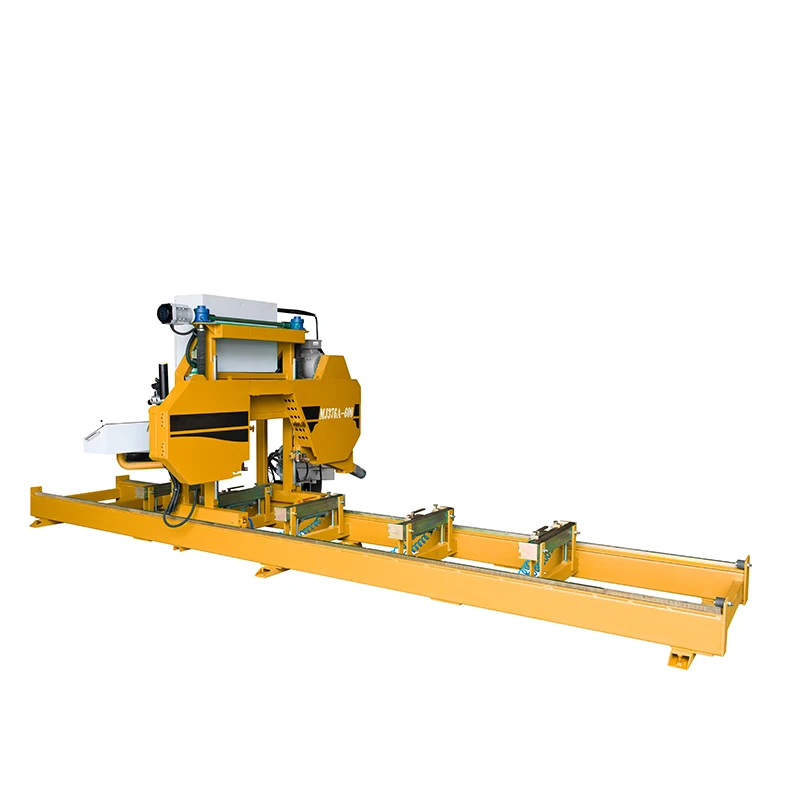 MJ376AS-600 Horizontal band saw machine automatic wood band saw sawmill