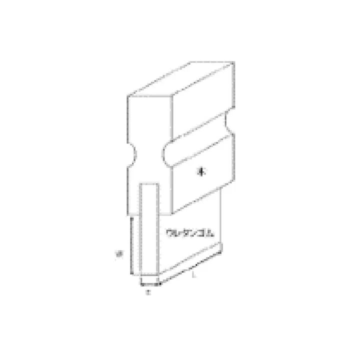 Urethane blade 80 duro polyurethane rubber green squeegee for screen printing