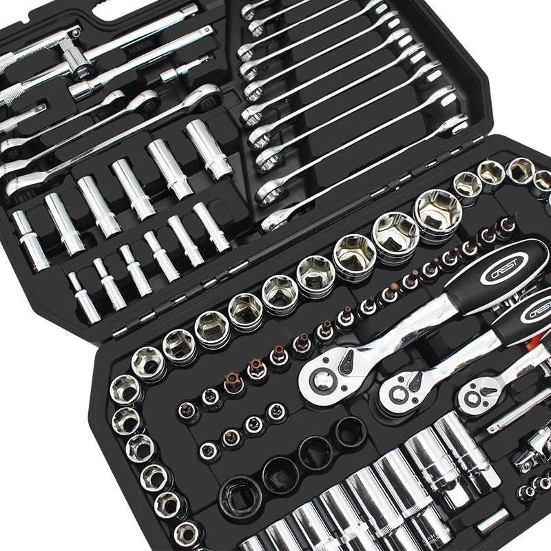 72 Tooth Other Vehicle Tools Ratchet Wrench Spanner Auto Car Repair Universal Hardware Hand Tools Drive Socket Set