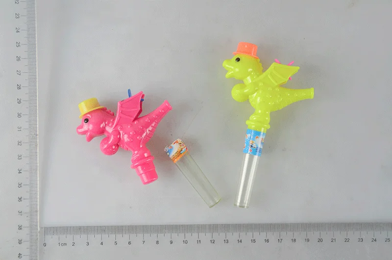 New design toy candy product type whistle dragon toy candy for kids