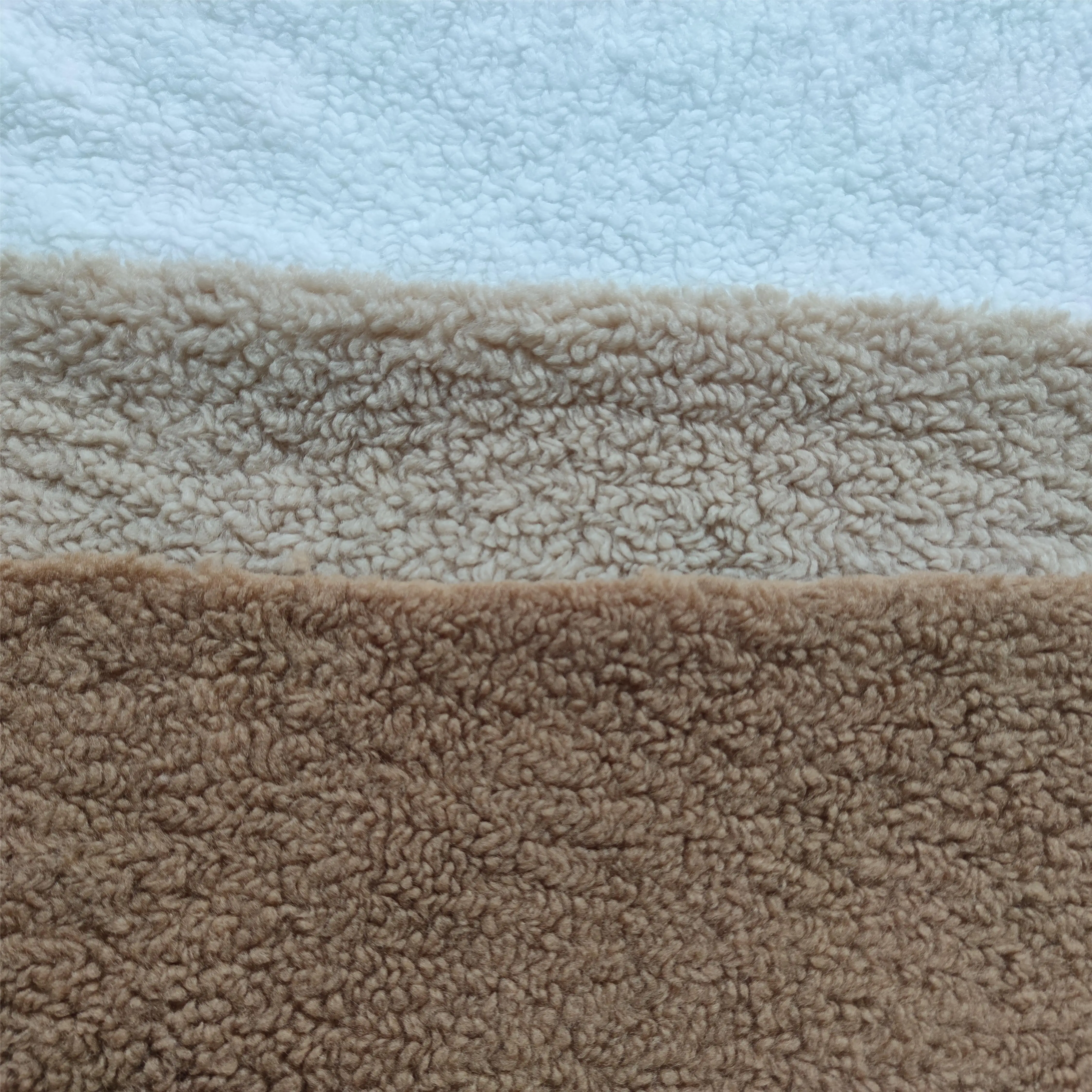High quality stock wavy granular cashmere faux cashmere home textile decorative fabric