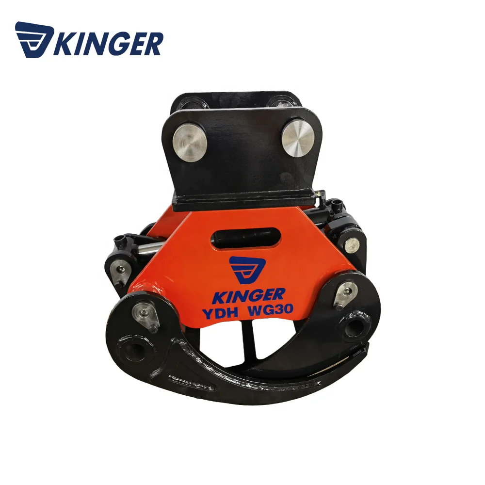 KINGER China golden supplier Гидравлический Грейфер для экскаватора atv